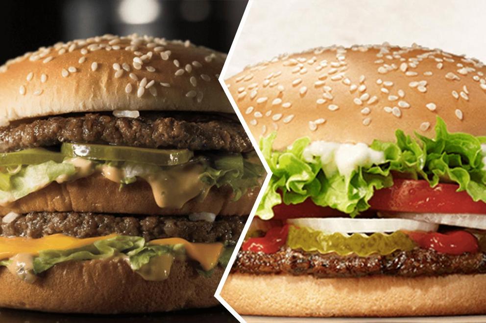 Big Mac or Whopper: Which burger is tastier? 